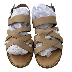 Born Strappy Sandals in Light Tan